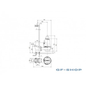 Насос канализационный Grundfos SL1.100.150.75.4.51D.C