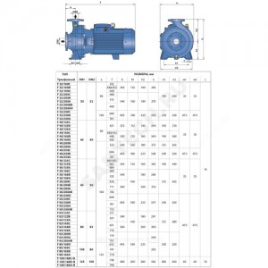 Насос консольно-моноблочный F 32/200 C PN10 3х400В/50 Гц Pedrollo 4FN32203CA