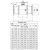 Кран шаровой сталь JIP Premium FF Ду 125 Ру25 фл ISO-фл Danfoss 065N0347