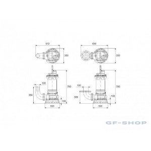 Насос дренажный Grundfos DPK.20.100.150.5.1D