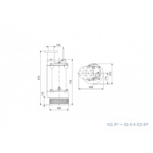 Насос дренажный Grundfos DWK.O.13.100.55.5.0D