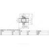 Кран латунный шаровой для термодатчика Ду 15 ВР Danfoss 187F0593