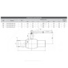 Кран шаровой сталь Ballomax КШТ 60.102 Ду 100 Ру25 п/привар BROEN КШТ 60.102.100.А.25