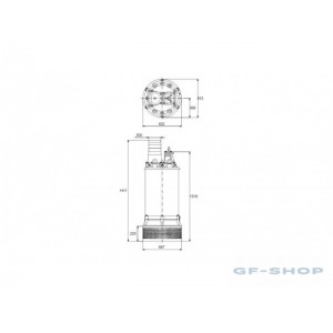 Насос дренажный Grundfos DWK.E.10.200.450.5.1D.R