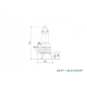 Насос канализационный Grundfos APG.50.92.3