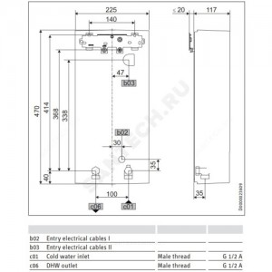 Водонагреватель электрический проточный HDB-E 12 Si Stiebel Eltron 232003