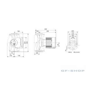 Насос циркуляционный Grundfos MAGNA3 100-40 F PN 10