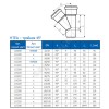 Тройник PP-H серая HT HTEA Дн 110х110х87гр б/нап в/к Ostendorf 115400