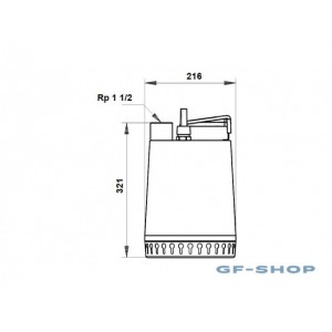 Насос дренажный Grundfos UNILIFT AP12.40.06.A3