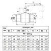 Кран шаровой сталь JIP Premium WW Ду 100 Ру25 п/привар Danfoss 065N0140G