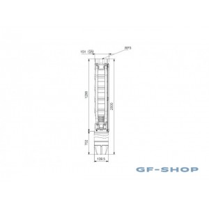 Насос скважинный Grundfos SP 46-9N Rp3 6"3X380-415/50 SD 15kW