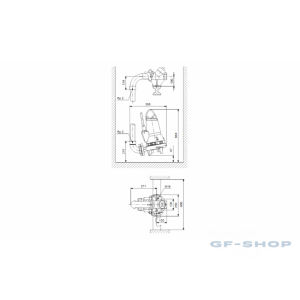 Насос канализационный Grundfos SEG.50.40.2.50B