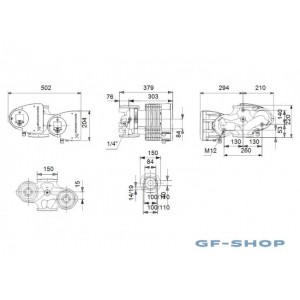 Насос циркуляционный Grundfos MAGNA3 D 40-100 F