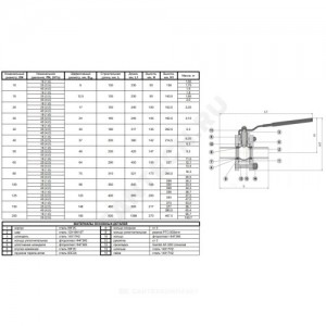 Кран шаровой сталь 11с67п Ду 20 Ру16 п/привар полнопроходной Маршал СП.01.1.016.020
