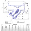 Фильтр магнитный сетчатый Y-образный чугун Ду 80 Ру16 Тмакс=150 oC фл ФСМ ЛМЗ