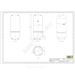 Бак расширительный мембранный N 18 л 4 бар Reflex 8204301