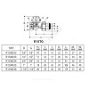 Клапан запорный для радиатора R15TG Ду 25 Ру16 ВР прямой Giacomini R15X035