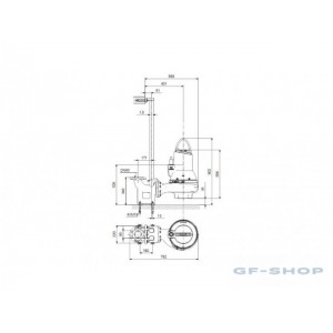 Насос канализационный GRUNDFOS SLV.80.80.13.A.EX.4.50D.C