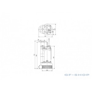 Насос дренажный Grundfos DWK.O.10.80.37.5.0D