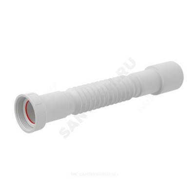 Гофра с гайкой 1 1/2"x40/50 L=390-840мм Alca Plast A770