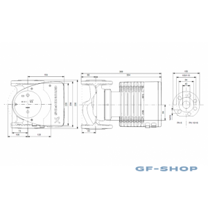 Насос циркуляционный Grundfos MAGNA1 40-150 F 220