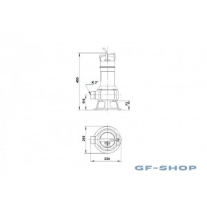 Насос дренажный Grundfos UNILIFT AP50B.50.08.3.V