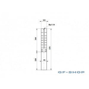 Насос cкважинный Grundfos SP 2A-9