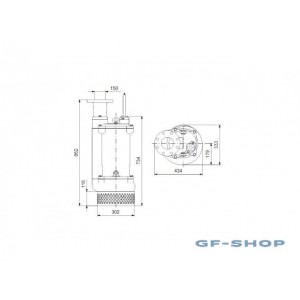 Насос дренажный Grundfos DWK.O.13.150.75.5.0D