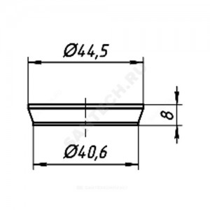 Прокладка коническая 40мм АНИ Пласт М040