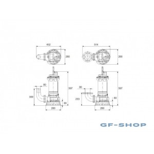 Насос дренажный Grundfos DPK.15.80.37.5.0D