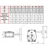 Редуктор VPNREDUCT F10 IP66 для затвора Ду 200-300 Tecofi VPNREDUCT-F10