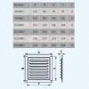 Решетка вентиляционная сталь 150х150 Эра 1515МЭ