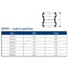Муфта (PP-MD) двухраструбная бесшумная светло-серая Skolan dB SKMM Дн 110 (DN100) б/нап в/к Ostendorf 335510