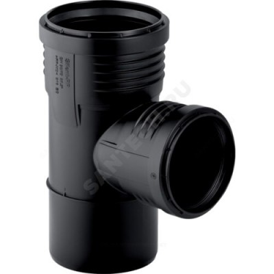 Тройник PP-MD бесшумный Silent-PP Дн 90х50х87,5гр б/нап в/к Geberit 390.448.14.1