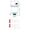 Воздухоотводчик автоматический латунь 502 Ду 15 Ру10 G1/2" НР прямой OR 0502.016