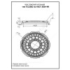 Люк чугун (К) канализационный Т (тяжелый) круглый (С250) m=90кг ГОСТ 3634-99 ДПК