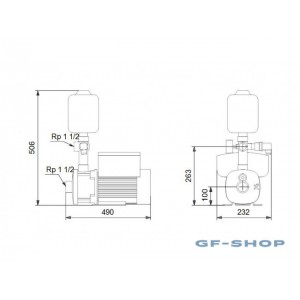 Насосная установка Grundfos CMBE 10-54 I-U-C-C-D-C