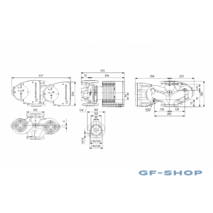 Насос циркуляционный Grundfos MAGNA1 D 50-100 F 280