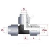 Тройник компрессионный ПЭ Дн 63 ТПК-АКВА 50050063