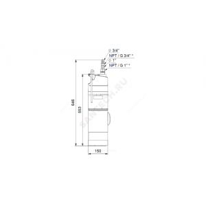 Насос колодезный SBA 3-45 A Grundfos 97896290