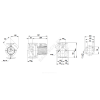 Насос циркуляционный с мокрым ротором UPS 50-180 F PN6/10 1х230В/50 Гц Grundfos 96402134