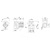 Насос циркуляционный с мокрым ротором UPS 50-180 F PN6/10 1х230В/50 Гц Grundfos 96402134