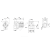 Насос циркуляционный с мокрым ротором UPS 50-180 F PN6/10 1х230В/50 Гц Grundfos 96402134