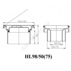 Ревизия-прочистка PP-B коричневая Дн 50 б/нап для НПВХ и PP-H HL HL98/50