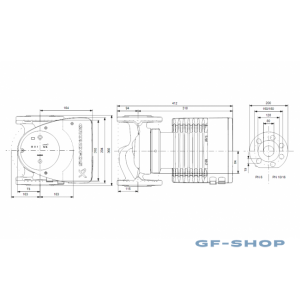 Насос циркуляционный Grundfos MAGNA1 80-100 F 360