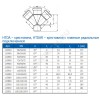 Крестовина PP-H 1-плоскостная серая HT HTDA Дн 50х50х50х67гр б/нап в/к Ostendorf 112900