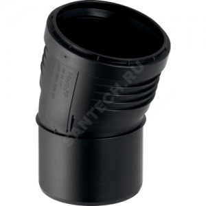 Отвод PP-MD бесшумный Silent-PP Дн 110х15гр б/нап в/к Geberit 390.520.14.1