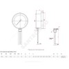 Термометр биметаллический радиальный Дк100 L=64мм G1/2" 160С БТ-52.211 Росма 00000002653