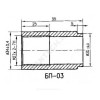 Бобышка сталь оц БП-03 для термометра вварная М27х2 L=55мм ВР Багория