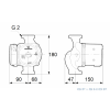 Насос циркуляционный Grundfos UPS 32-100 N 180